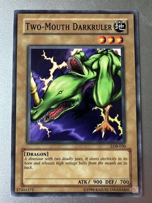 Yu-Gi-Oh! TCG Two-Mouth Darkruler Legend of Blue Eyes White Dragon Lob-030 LP
