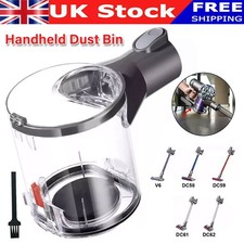 Fit For Dyson V6 Animal DC58 DC59 DC61 DC62 HANDHELD DUST BIN Vacuum Spare Parts