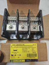 NEW Square D Power Terminal Distribution Block 9080 LBA364108 335A 600VAC NIB