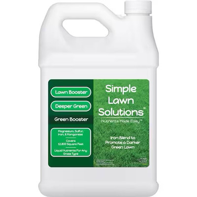 Simple Lawn Solutions Green Booster -Lawn Booster Deeper Green Covers 12,800sqft