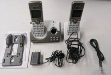 AT T DL72219 2-Handset Cordless Phone Smart Call Blocker Bluetooth Answering