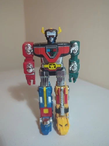Vintage '81 Voltron Lion Force 6" Die Cast Bandai Toei Action Figure As Is