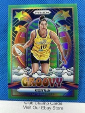 2025 #5 Kelsey Plum Panini Prizm Groovy Green Prizm Insert Aces