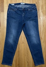 Torrid Women's Boyfriend Straight Jeans Size 18R Blue Denim Vintage Stretch