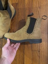 Women  s Blundstone Crazy Horse Suede Brown Chelsea Boots Size Au 4.5  US 7.5