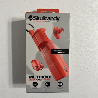 Skullcandy Method 360 ANC Wireless Earbuds Sound by Bose - Plasma Red NEW Sealed