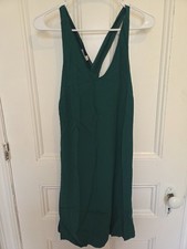 LOFT Emerald Green Sleeveless Mini Dress XS NEW 