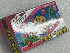 NAMCOT PAC-MAN Famicom/NES Action Game with Manual Box Excellent Condition