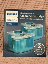 Philips Cleaning Cartridges for Smartclean System, 2 Count Guaranteed 2 Function