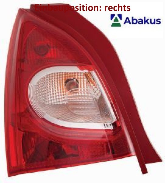 Abakus 551-1998R-UE Heckleuchte Rechts RüCklicht Hecklicht RüCkleuchte-image