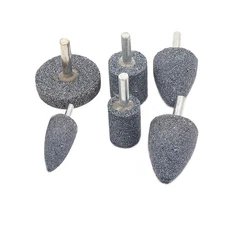 Luo ke 80 Grit 3 Different Shapes Head Mounted Stone Point Abrasive Grinding... 