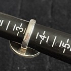 Chimney Butte Native American Sterling Silver Round Cabochon Ring Size 3.5 — photo 10