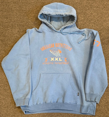 VTG  Y2K American Outfitters Mens Large Blue Graphic Hoodie