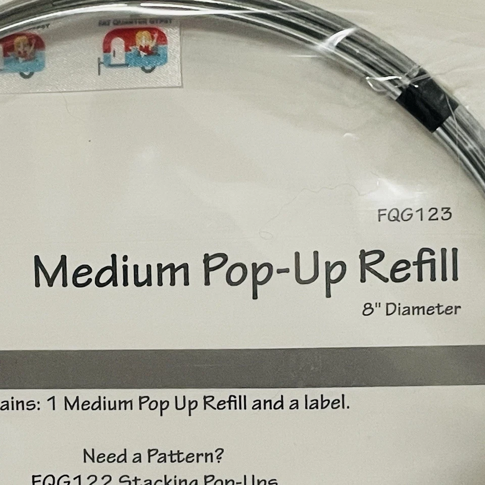 Fat Quarter Gypsy Medium Pop-Up Refill 8” Diameter FQG123 - Image 2 of 4