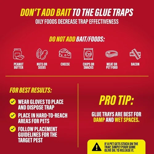 Snake and Mouse Traps 10Pk Large Bulk Glue Rat Traps for Home image 7