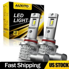 2/4X AUXITO 9005 HB3 LED Fog Light Bulbs 6500K White High Power Canbus Ready