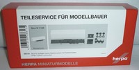Herpa 086134 Gardinenplanenauflieger Mit Palettenkasten 3-Achs Soloauflieger