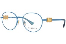 Versace VK1002 1498 Eyeglasses Youth Kids Girl's Matte Turquoise Full Rim 46mm