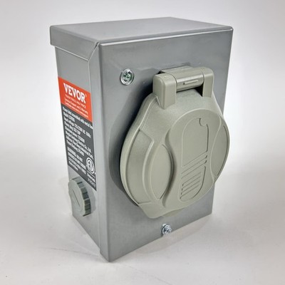 VEVOR LSTK06 Generator Power Inlet Assembled Box ONLY. No Power Cable