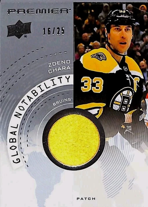 2023-24 Upper Deck Premier Global Notability Patch Zdeno Chara /25 #GN-ZC Bruins - Image 2 of 4