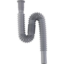 Extendable Sink Drain Hose 80 to 90cm Flexible Plastic Pipe for Quick Drainage