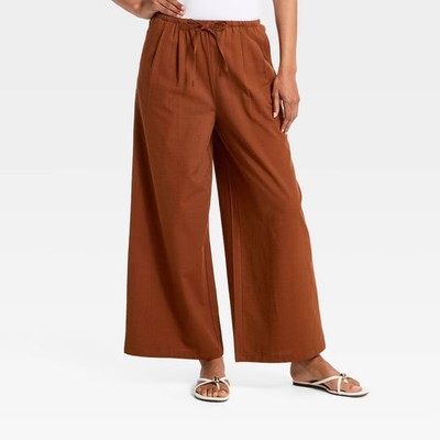 Women's Drawstring Pull-On Pants - A New Day