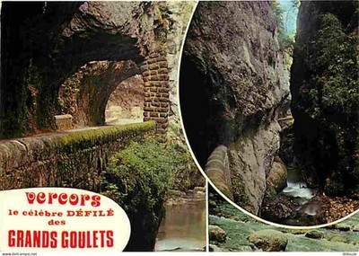 Postcard - 26 - Drome - Vercors - Le Défilé des Grands Goulets - Multivue