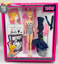 BK NIB BARBIE DOLL 2008 MY FAVORITE 1959 REPRODUCTION 50TH FIFTIETH N4974