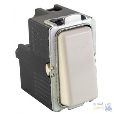 Unipolar Switch Ivory Basic Compatible Bticino 16Ax 250V