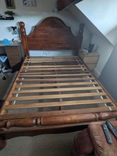 King Size Wooden Bed Frame Mattress Not Included