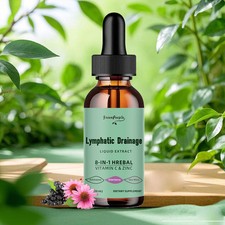 Lymphatic Drainage Drops - Lymph Detox Cleanse For Immune Support - 1 Fl Oz