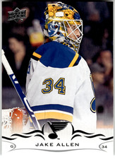 2018-19 Upper Deck Series 2 #411 JAKE ALLEN St. Louis Blues