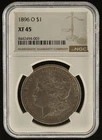 NGC XF45 1896-O Morgan Silver Dollar New Orleans Mint