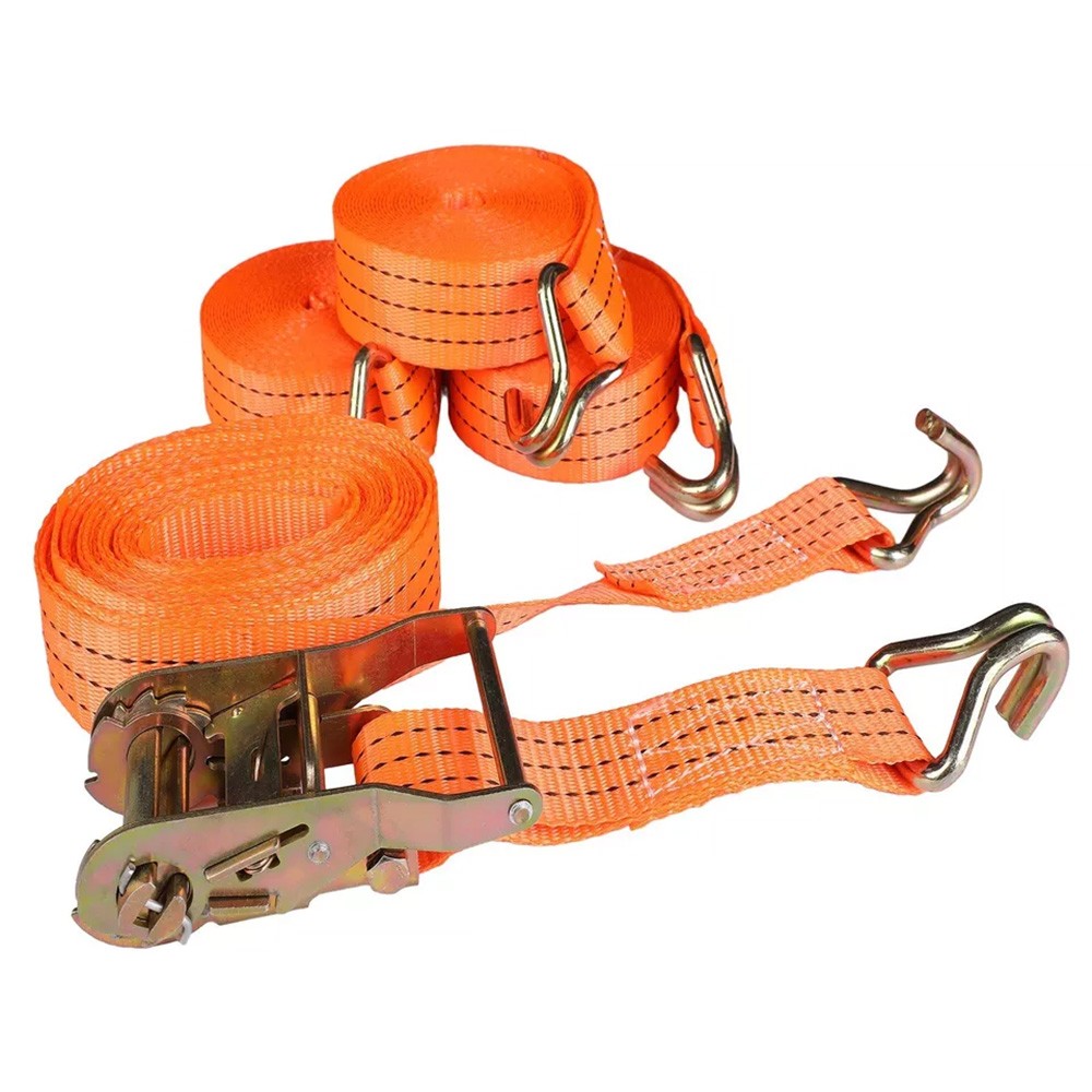 Teis Rachet 4X Heavy Duty Ratchet Ties Down Straps 40mm-6-Meter Lashing Cargo ...