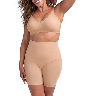 Honeylove Super Power Short 1XL Shapewear Slimming Nude Mid Thigh Side Boning