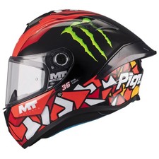 MT Targo S Full-Face Motorcycle Helmet Piqueras B5 Gloss