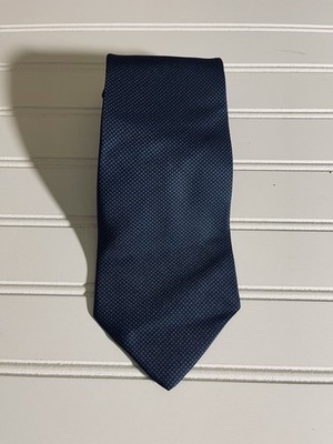 Leonardo Strelli Tie Rack Silk Necktie Navy Blue  58''x3.5   NWT