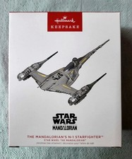 New Hallmark 2023 Keepsake Star Wars The Mandalorian N-1 Starfighter Ornament