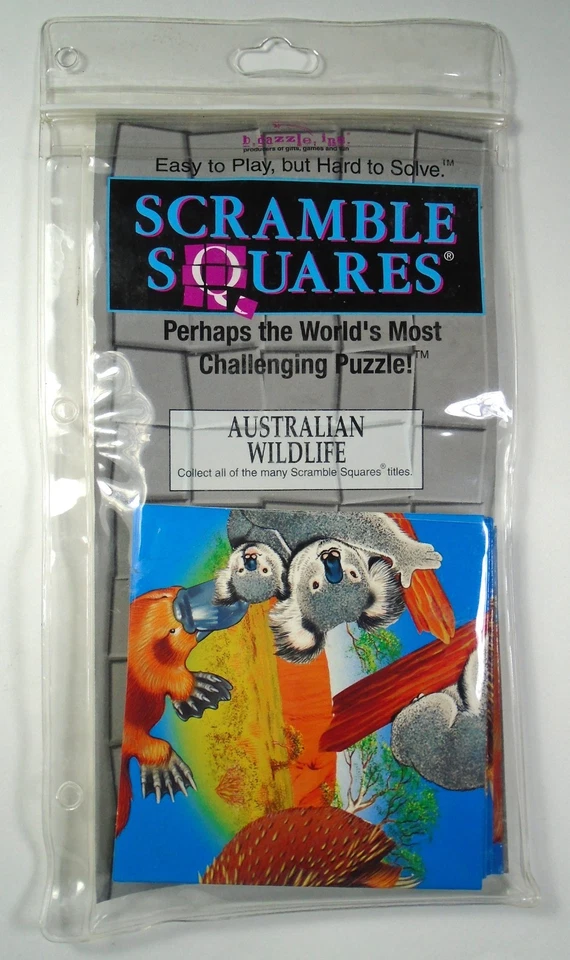 Rompecabezas de 9 piezas Scramble Squares Australian Wildlife - Fácil de jugar difícil de resolver Foto 2 de 2
