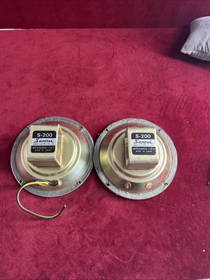 2 Vintage SANSUI S-200 Closed Back Midrange AlNiCo Speakers 16Ohms
