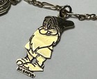 Disney 7 Dwarfs Charm Bracelet, Etched GT, 2 Damaged — photo 4