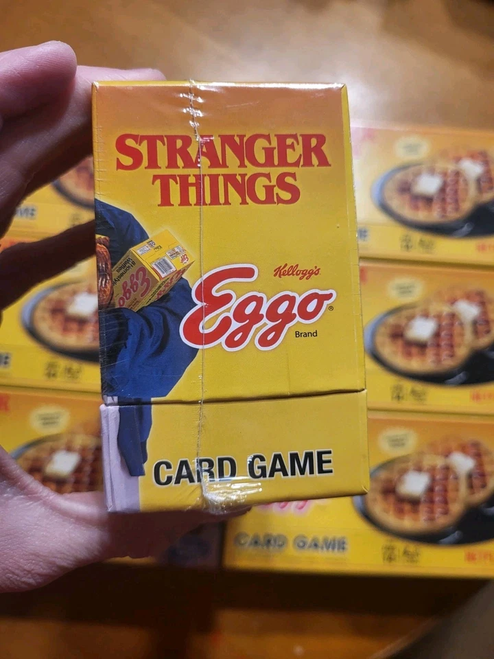 Netflix Stranger Things 2017 Kellogg's Eggo Waffles juego de cartas Eleven Hasbro Foto 3 de 4