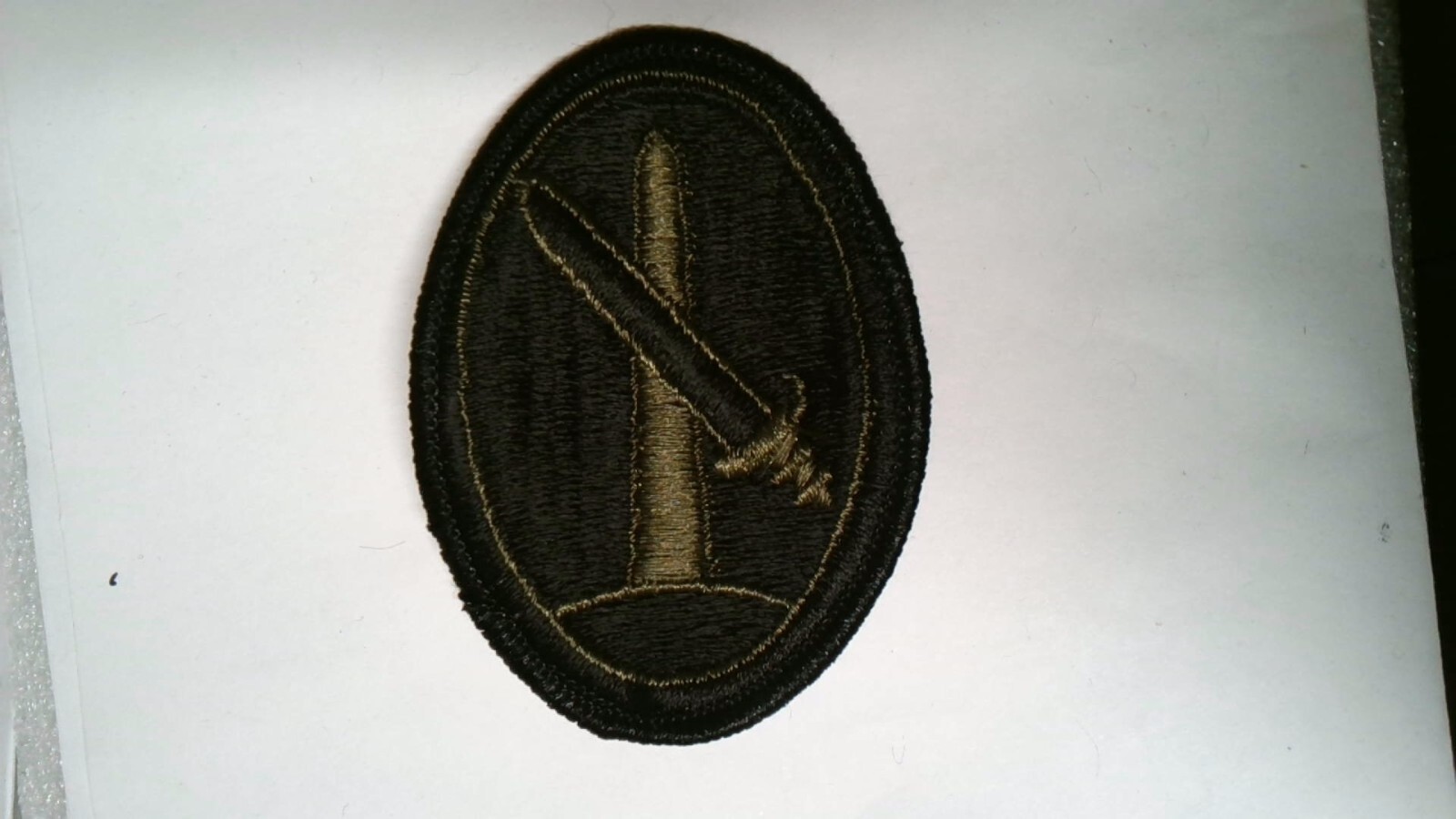US MILITARY INSIGNIA PATCH MILITARY DISTRICT OF WASHINGTON SUBDUED SEW ON 1999