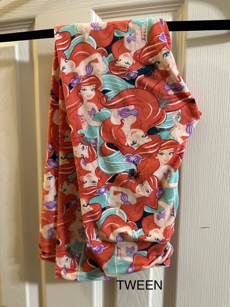 New Lularoe Disney Ariel Princess The Little Mermaid Tween Size