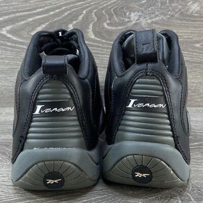 Reebok Answer IV Iverson 4 Mens Size 7 Black Leather  display picture 3