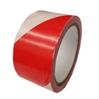 100 metres x 70mm BARRIER TAPE NON ADHESIVE RED/WHITE HAZARD WARNING distancing