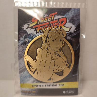 Street Fighter Chun Li Limited Edition Enamel Pin Official SF