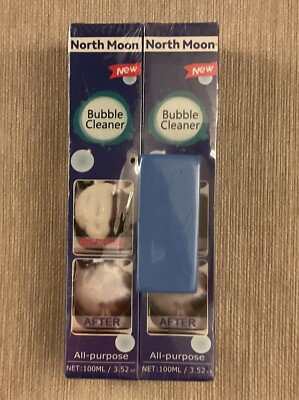 North Moon Bubble Cleaner Spray, Bubble Cleaner 2 PACK DEAL New Sealed Exp 3/26