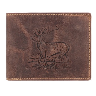 Greenburry Vintage Geldbörse Leder 12,5cm #GB-1796-Stag (stag)