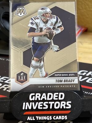 2021 Mosaic Tom Brady Super Bowl MVPs #284 New England Patriots M521 $1 Shipping